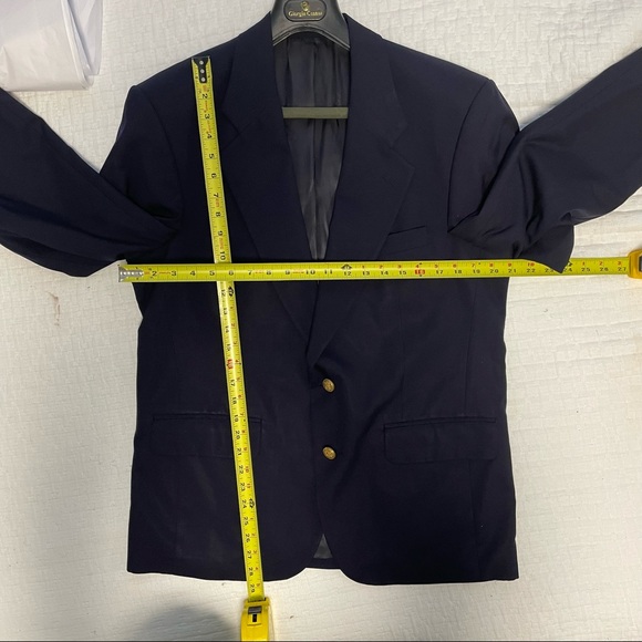 Burberry Men’s Vintage Sport Jacket Navy Great Condition Size 41 Wool - Picture 5 of 8